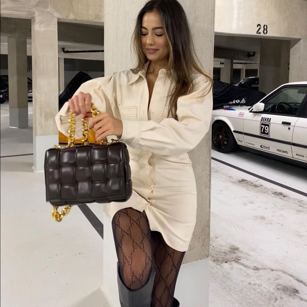 Zara button closure dress bloggers favorite - Picture 12 of 15